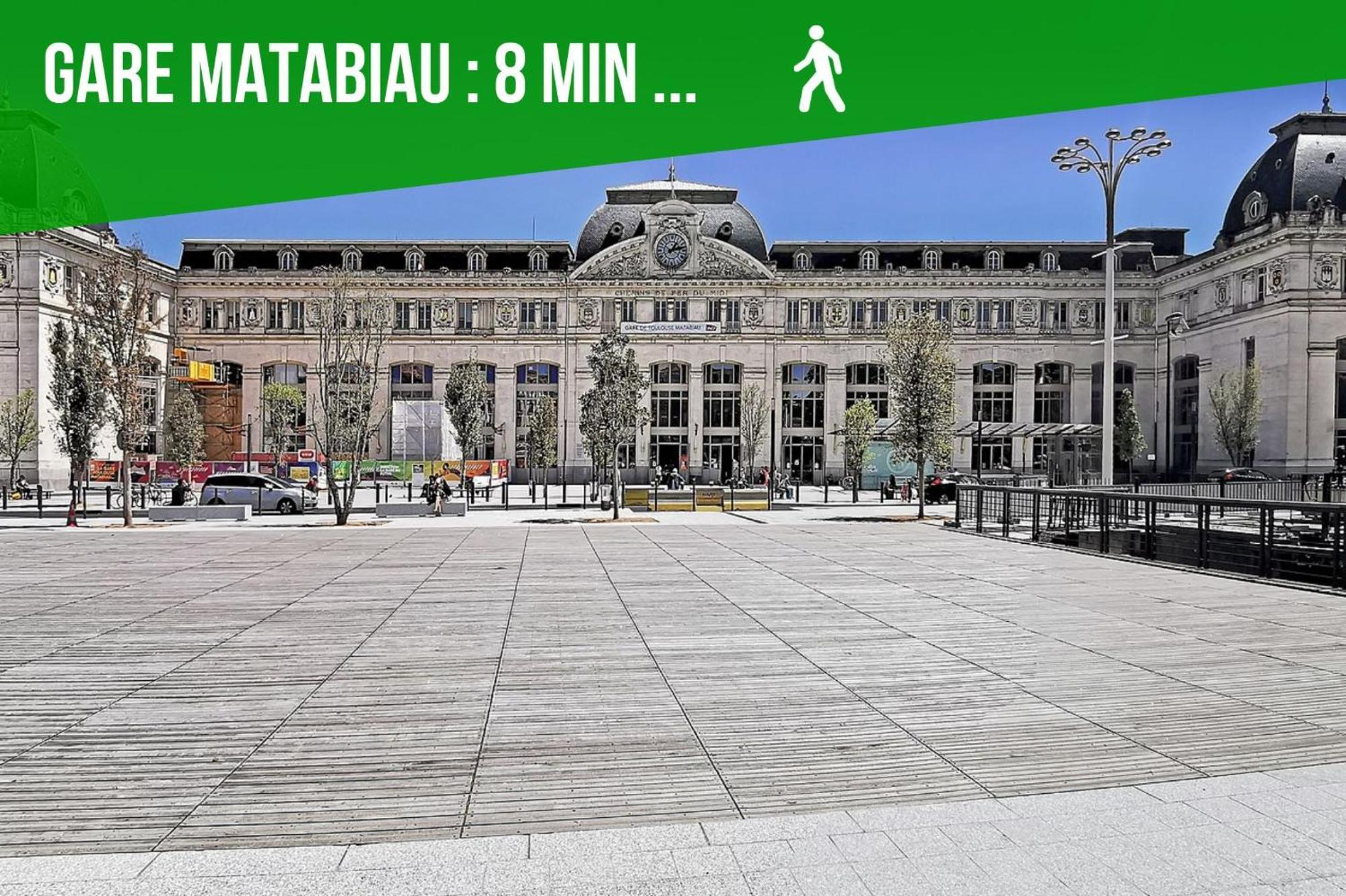 Le Nid D'Orient Entre Matabiau Et Capitole Parking Apartamento Toulouse Exterior foto